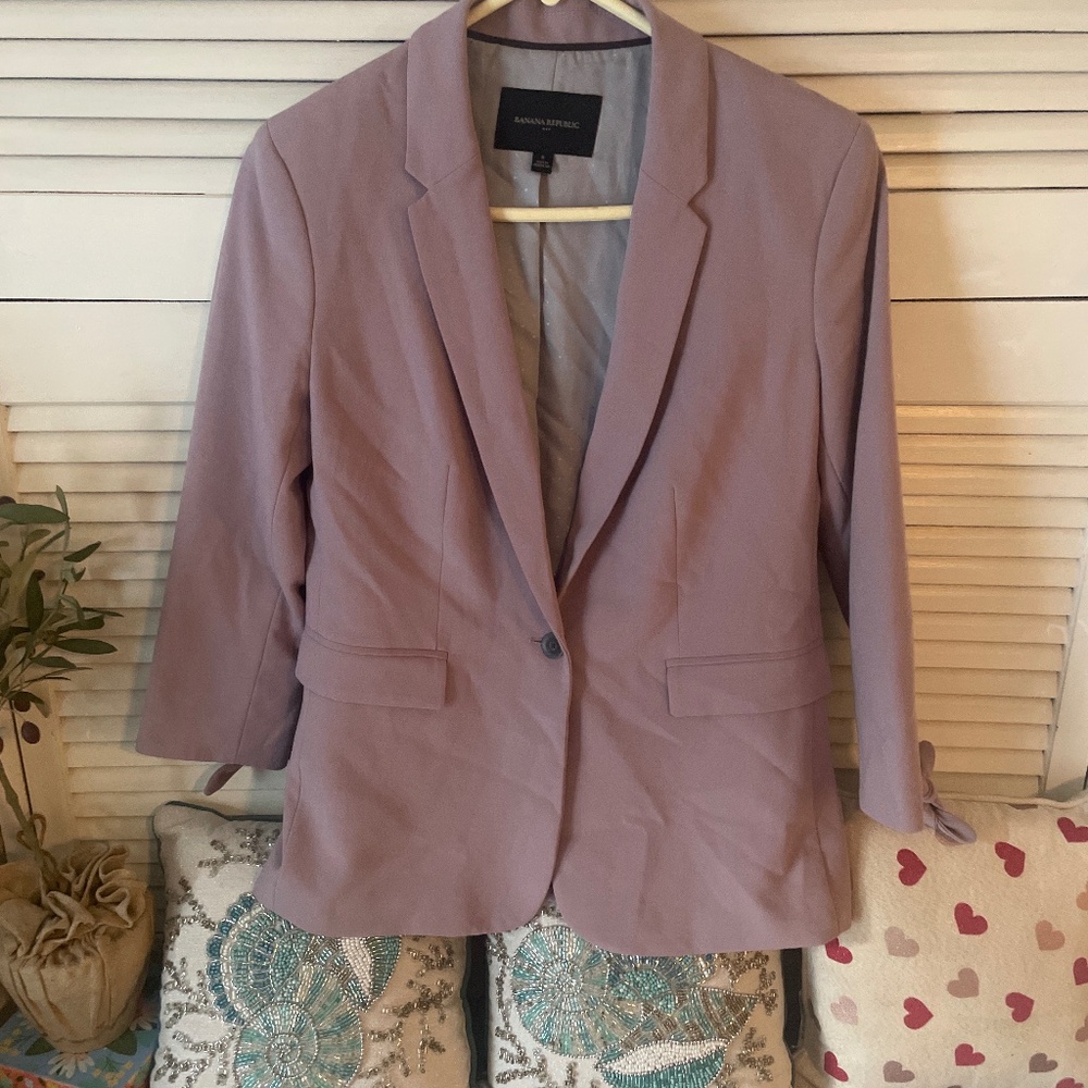 Maroon purple suit